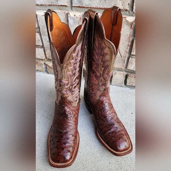 Lucchese Ostrich Boots - Picture 2 of 15